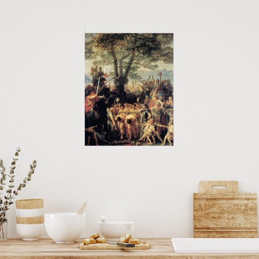 Römer unter dem Joch Poster (Küche)