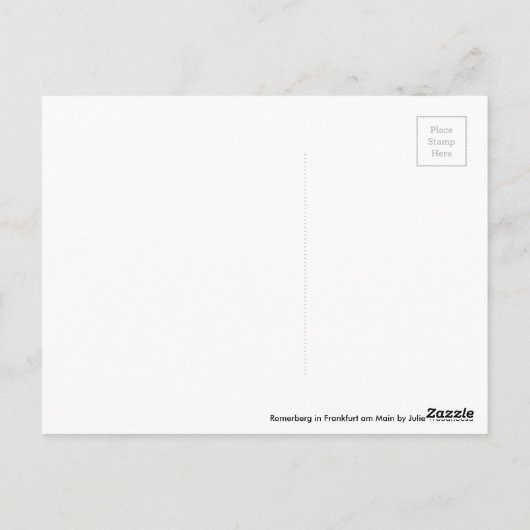 Romerberg Postkarte (Rückseite)