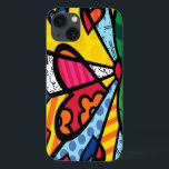 Romero Britto Moderne Kunst Case-Mate iPhone Hülle<br><div class="desc">Romero Britto Moderne Kunst</div>