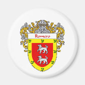 Romero Coat of Arms (Mantled) Magnet (Vorne)