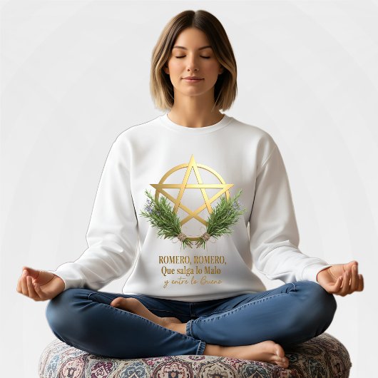 Romero y Pentáculo talismán tradición Celta Sweatshirt