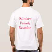 RomeroFamilyReunion T-Shirt (Rückseite)