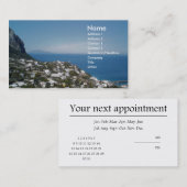 Romgeschäft und -reise terminkarte (Vorne/Hinten)