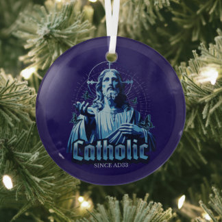 Römisch Katholisch seit AD33 Jesus Christus Ornament Aus Glas
