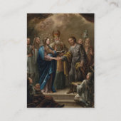 Römisch-katholische Hochzeitskarte Platzkarte (Vorderseite)