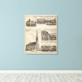 Römisch-katholische Kirche, Residenzen, Minnesota Leinwanddruck (Insitu (Holzboden))