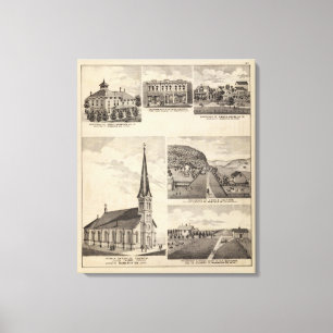 Römisch-katholische Kirche, Residenzen, Minnesota Leinwanddruck