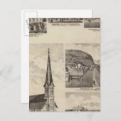 Römisch-katholische Kirche, Residenzen, Minnesota Postkarte (Vorne/Hinten)