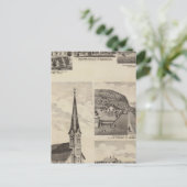 Römisch-katholische Kirche, Residenzen, Minnesota Postkarte (Stehend Vorderseite)