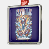 Römisch-katholische Kirche seit AD33 Jesus Christu Ornament Aus Metall (Links)