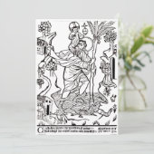 römisch-katholische Saint Christopher Dankeskarte (Stehend Vorderseite)