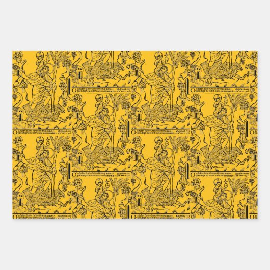 römisch-katholische Saint Christopher Geschenkpapier Set (Vorderseite 3)