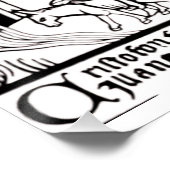 römisch-katholische Saint Christopher Poster (Ecke)