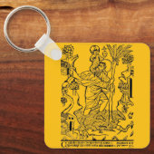 römisch-katholische Saint Christopher Schlüsselanhänger (Vorderseite)