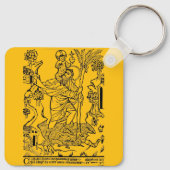 römisch-katholische Saint Christopher Schlüsselanhänger (Rückseite)
