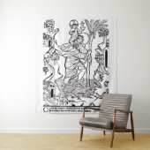 römisch-katholische Saint Christopher Wandteppich (Beispiel)