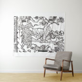 römisch-katholische Saint Christopher Wandteppich (Beispiel (Horizontal))