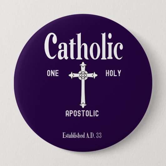 Römisch-katholische Schenkung Button (Vorderseite)