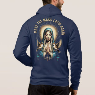 Römisch-katholische Selige Jungfrau Mary Latin Mas Hoodie