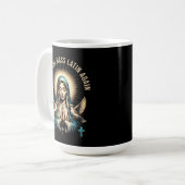 Römisch-katholische Selige Jungfrau Mary Latin Mas Kaffeetasse (Vorderseite Links)