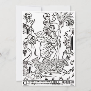 römisch-katholischer Heiliger Christophorus Save The Date