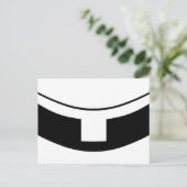 Römisch-katholischer PriesterCollar Postkarte (Stehend Vorderseite)