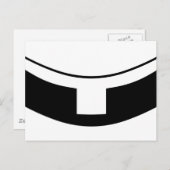 Römisch-katholischer PriesterCollar Postkarte (Vorne/Hinten)