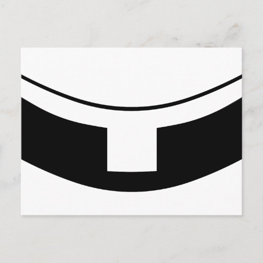 Römisch-katholischer PriesterCollar Postkarte (Vorderseite)