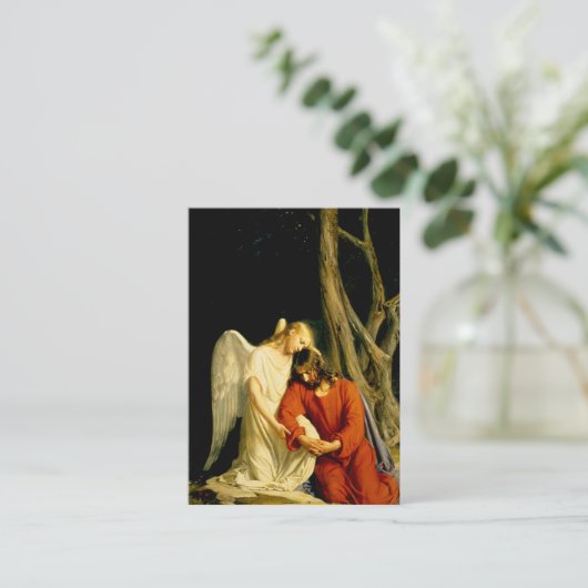 Römisch-katholisches Foto Beerdigungskarte Platzkarte (Stehend Vorderseite)