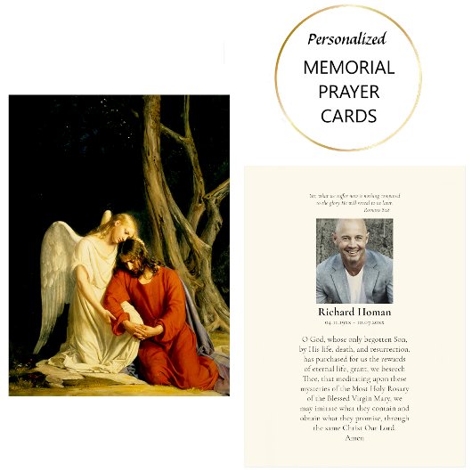 Römisch-katholisches Foto Beerdigungskarte Platzkarte