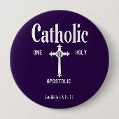 römisch-katholisches Geschenk Button (Vorderseite)