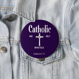 römisch-katholisches Geschenk Button
