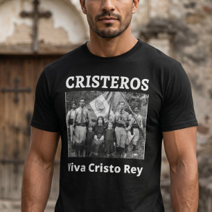 Römisch-katholisches Geschenk Cristeros Viva Crist T-Shirt