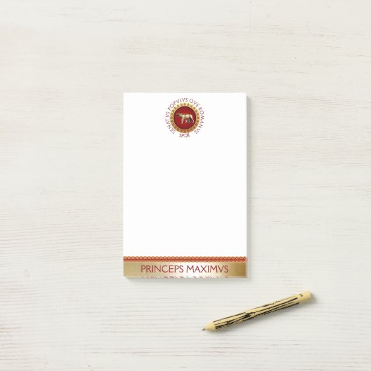 Römisch Post-it Klebezettel (Auf Schreibtisch)