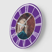 Römisch-römisches Numerisches Grenzgebiet Royal Li Große Wanduhr (Winkel)