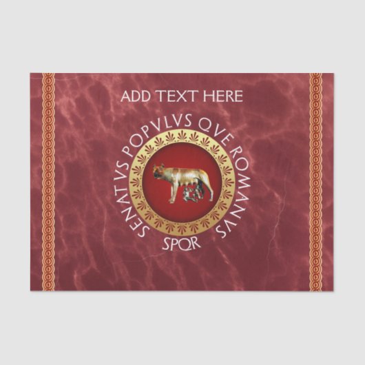 Römisch Seidenpapier (Vorderseite)