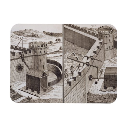 Römische Akkuständer aus der "Enzyklopädie des S Magnet (Horizontal)