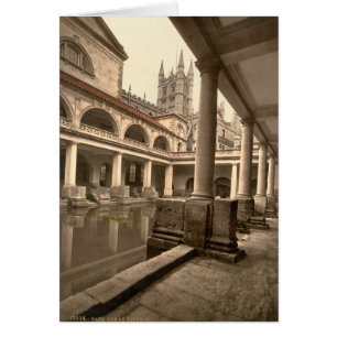 Römische Bäder und Abtei III, Bath, Somerset, Engl