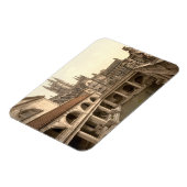 Römische Bäder und Abtei, IV, Bath, England Magnet (Linke Seite)