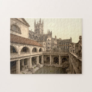 Römische Bäder und Abtei, IV, Bath, England Puzzle