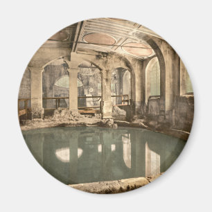 Römische Bäder und Abtei V, Bath, Somerset, Englan Magnet