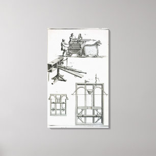 Römische ballistische Maschinerie, vom Leinwanddruck