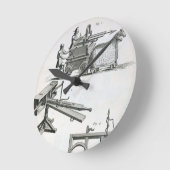 Römische ballistische Maschinerie, vom Runde Wanduhr (Winkel)