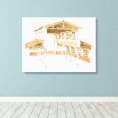 Römische Basilika Leinwanddruck (Insitu (Holzboden))