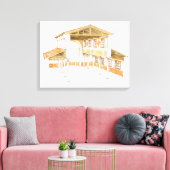 Römische Basilika Leinwanddruck (Insitu (Wohnzimmer))