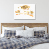 Römische Basilika Leinwanddruck (Insitu (Schlafzimmer))