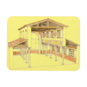 Römische Basilika Magnet