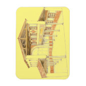 Römische Basilika Magnet (Vertikal)