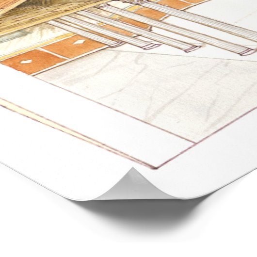 Römische Basilika Poster (Ecke)