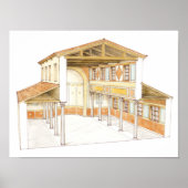 Römische Basilika Poster (Vorne)